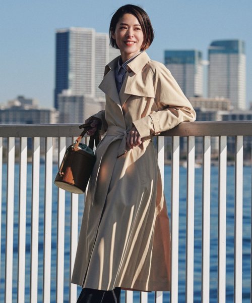 中村アンさん着用 ハイツイストコットンツイル トレンチコート 番号2d23 23区 Nijyusanku D Fashion