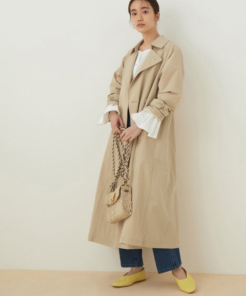 Web限定 Aラインオーバートレンチコート アダム エ ロペ Adam Et Rope D Fashion