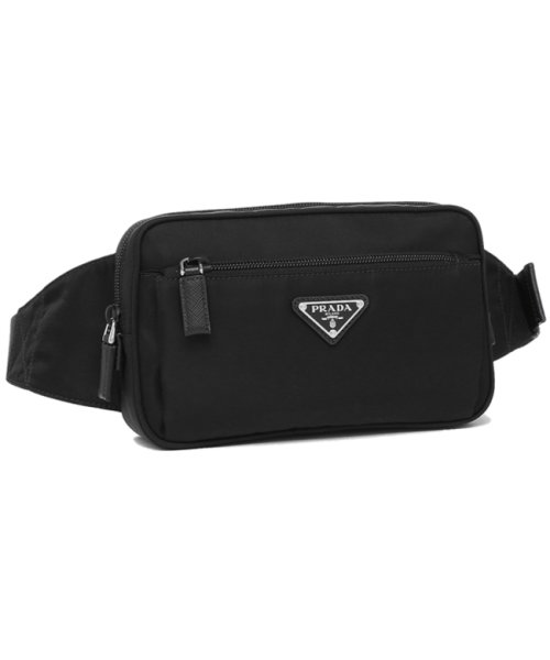 クーポン セール25 Off プラダ ボディバッグ テスートモンターナ トライアングルロゴ ナイロン ブラック メンズ レディース Prada 2vl977 973 Woo F0002 プラダ Prada D Fashion