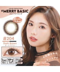 MERRY BASIC/カラコン メリーベーシック カラーコンタクト ワンデー 1day 【1箱10枚入】 度あり 度なし 14.2mm MERRY BASIC モアコンモデル ゆめ /503814972