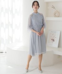 PourVous/プールヴー PourVous ミニ丈&七分袖フォーマルエアリーシフォン結婚式ワンピースドレス パーティードレス 20代 30代 40代/503816119