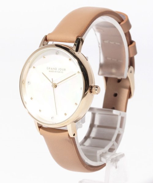 Grand Jour Mop切り替えダイヤルウォッチ スリーフォータイム Three Four Time D Fashion