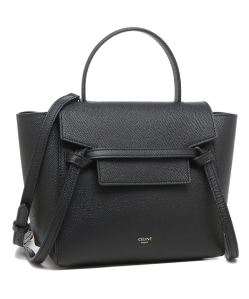 セール セリーヌ ハンドバッグ ベルトバッグ ナノサイズ 2way ショルダー ブラック レディース Celine 1003zva 38no セリーヌ Celine D Fashion