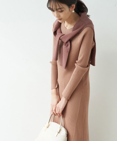 セール 2way オーガニックコットンマーメイドシルエットニットワンピース ロペピクニック Rope Picnic D Fashion セール 2way オーガニックコットンマーメイドシルエットニットワンピース ロペピクニック Rope Picnic D Fashion