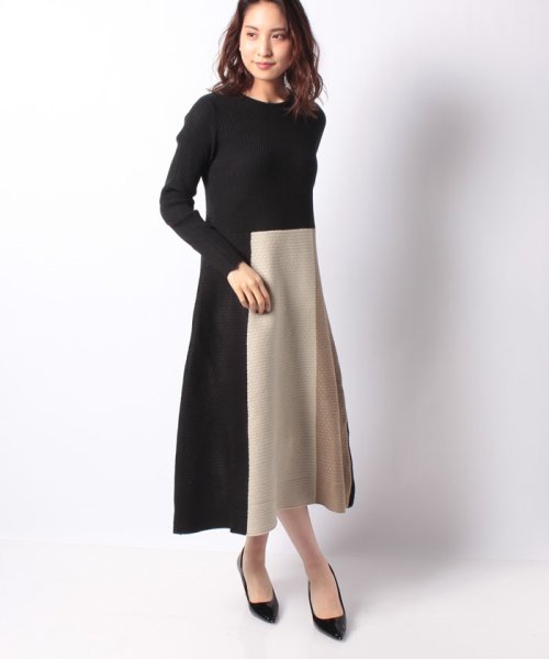 セール 69 Off 編地切替配色ニットワンピース インタープラネット Interplanet D Fashion セール 69 Off 編地切替配色ニットワンピース インタープラネット Interplanet D Fashion
