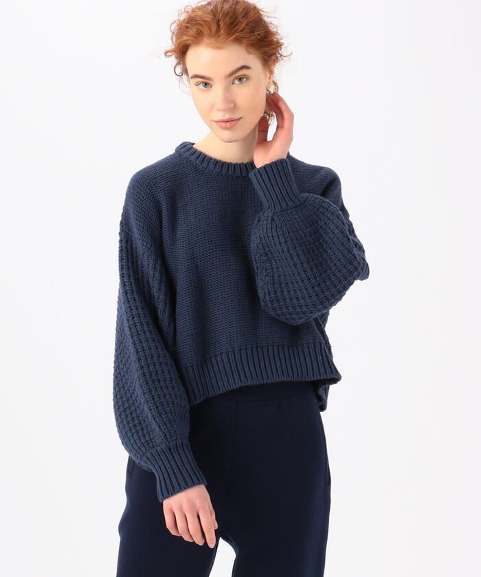 セール 30%OFF】コットンシルク クルーネックプルオーバー セール 30%OFF】コットンシルク クルーネックプルオーバー