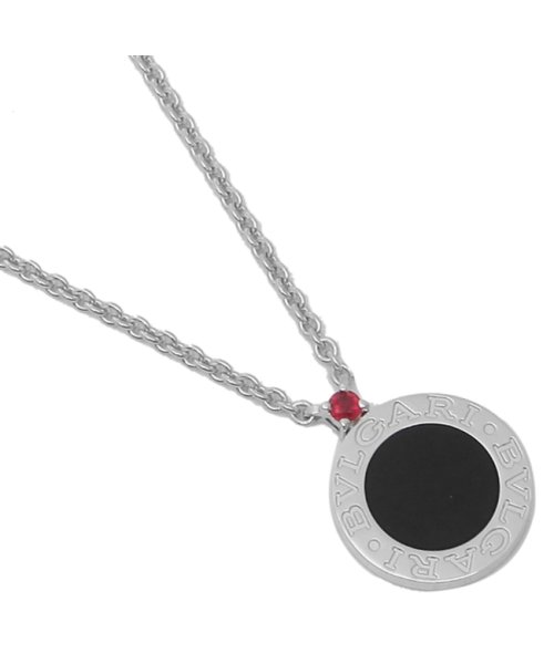 セール ブルガリ ネックレス アクセサリー セーブ ザ チルドレン ルビー 0 07カラット ブラック シルバー メンズ レディース Bvlgari ブルガリ Bvlgari D Fashion