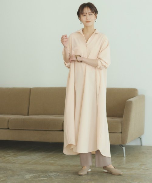 セール 胸ポケット付きシャツワンピース ティティベイト Titivate D Fashion