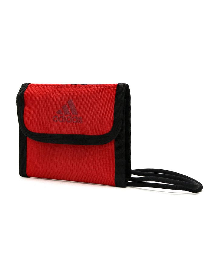 adidas レッド 財布 - メルカリ