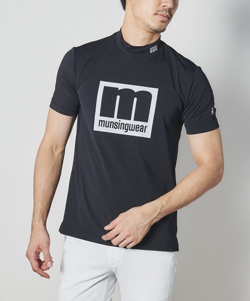 クーポン セール 30 Off Envoy Mロゴハイネック半袖シャツ サンスクリーン マンシングウェア Munsingwear D Fashion