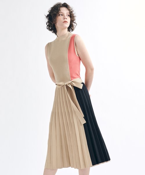 セール Tvドラマ着用 バイカラーニットワンピース ランバンオンブルー Lanvin En Bleu D Fashion セール Tvドラマ着用 バイカラーニットワンピース ランバンオンブルー Lanvin En Bleu D Fashion