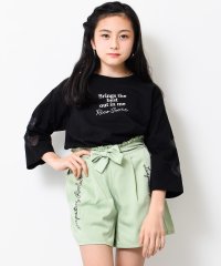 RiCO SUCRE/リコ シュクレ RiCO SUCRE オーガンジーハート七分袖Tシャツ/503826861