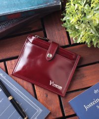VACUA/ヴァキュア VACUA 薄マチミニ財布 極薄 折財布 ショートウォレット フラグメントケース メンズ 紳士 本革 牛革 光沢 カードケース 箔押し VACUA /503827751