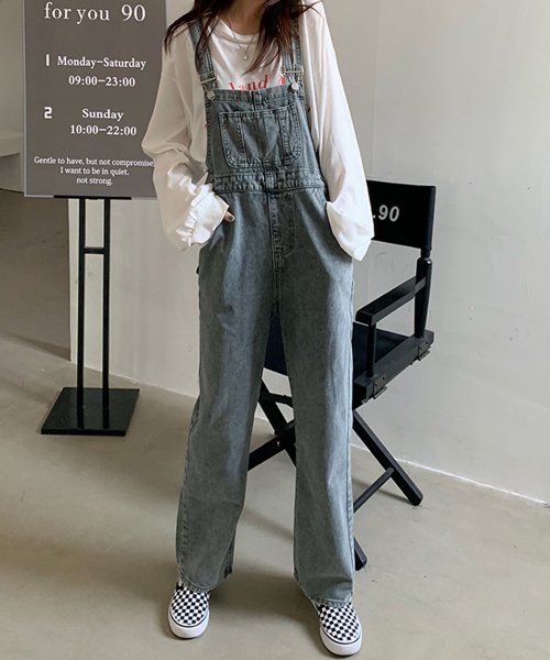 セール Off 21春夏商品 デニムサロペット 韓国ファッション ガーリードール Girly Doll D Fashion セール Off 21春夏商品 デニムサロペット 韓国ファッション ガーリードール Girly Doll D Fashion