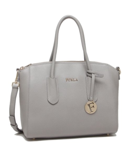 FURLA フルラ ショルダーバッグ グレー レザー