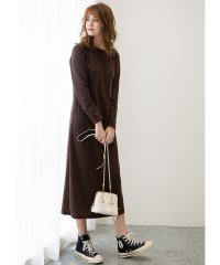 Lace Ladies/レースレディース Lace Ladies 薄手 ロング丈ワンピース 長袖 無地/503830655
