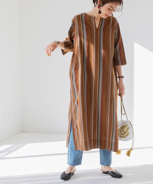 セール Market マーケット ストライプクルタワンピース コーエン Coen D Fashion セール Market マーケット ストライプクルタワンピース コーエン Coen D Fashion