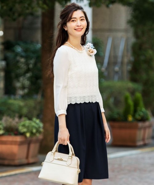 セール 50 Off 洗える レースコンビバックサテン ワンピース エニィ スィス Anysis D Fashion セール 50 Off 洗える レースコンビバックサテン ワンピース エニィ スィス Anysis D Fashion