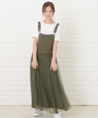 Lace Ladies/レースレディース Lace Ladies ふんわりチュール サロペットワンピース・オールインワン/503830663