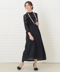 Lace Ladies/レースレディース Lace Ladies フィッシュテール レース袖 ワンピースドレス/503830672