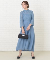 Lace Ladies/フィッシュテール レース袖 ワンピースドレス/503830672