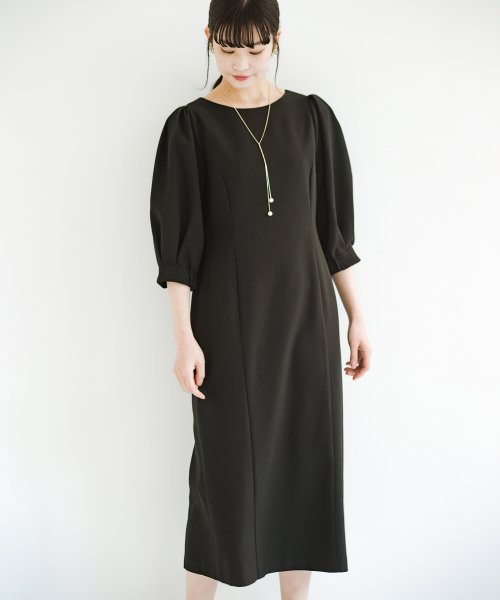 セール45 Off きちんとシーンもオシャレでいたい大人のためのボリューム袖がかわいい麻調素材のワンピース By Que Made Me ハコ Haco D Fashion セール45 Off きちんとシーンもオシャレでいたい大人のためのボリューム袖がかわいい麻調素材のワンピース By Que Made Me ハコ Haco D Fashion