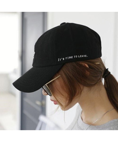 クーポン セール Off レディース メンズ 帽子 キャップ カーブキャップ ロゴ 刺しゅう おしゃれ 帽子 かっこいい Cap 韓国ファッション ミニミニストア Miniministore D Fashion