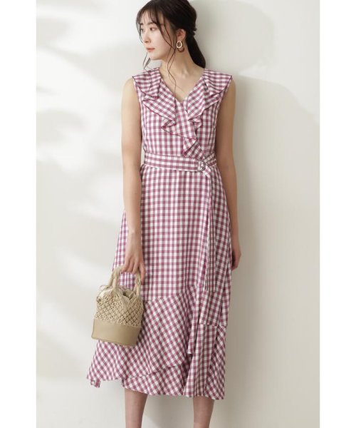 セール 美人百花6月号掲載 パティチェックワンピース ジルスチュアート Jillstuart D Fashion