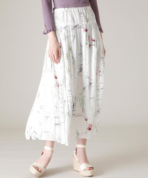 Maglie Par Ef De アートプリントスカート Viscotecs エフデ Ef De D Fashion Maglie Par Ef De アートプリントスカート Viscotecs エフデ Ef De D Fashion