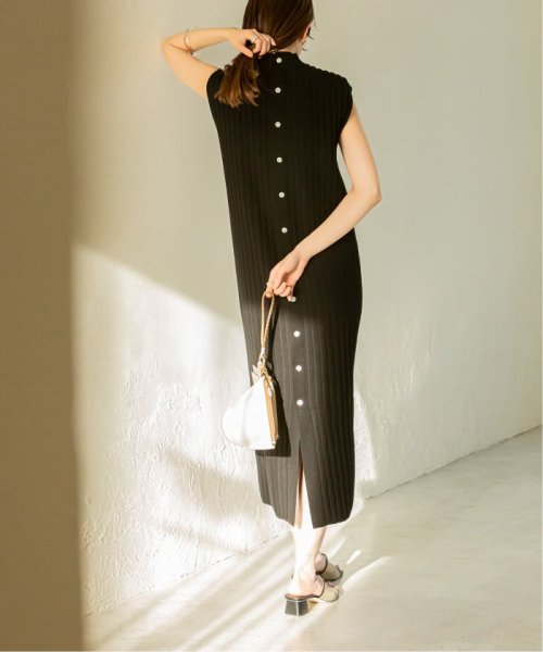 ワイドリブスリーブレスニットワンピース スピック スパン ノーブル Noble D Fashion ワイドリブスリーブレスニットワンピース スピック スパン ノーブル Noble D Fashion