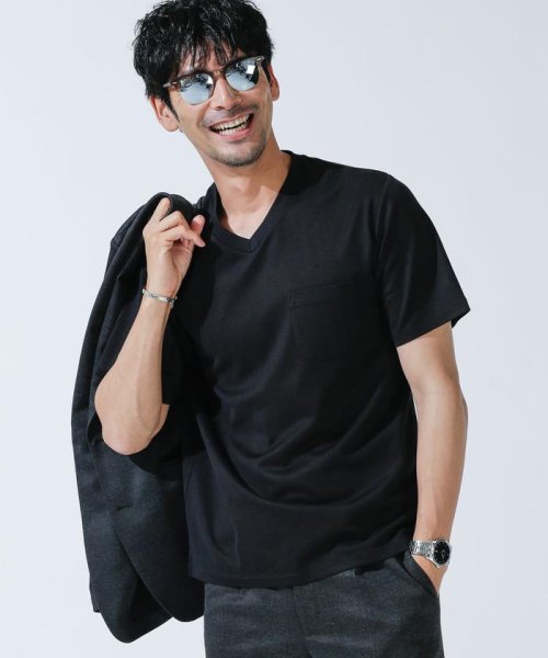 Anti Soaked ヘビーvネックtシャツ ナノ ユニバース Nano Universe D Fashion Anti Soaked ヘビーvネックtシャツ ナノ ユニバース Nano Universe D Fashion