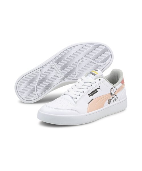 Puma X Peanuts キッズ プーマ シャッフル スニーカー Jr 22 25cm プーマ Puma D Fashion