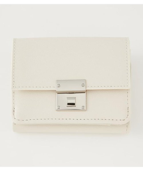 Metal Lock Mini Wallet アズールバイマウジー Azul By Moussy D Fashion Metal Lock Mini Wallet アズールバイマウジー Azul By Moussy D Fashion