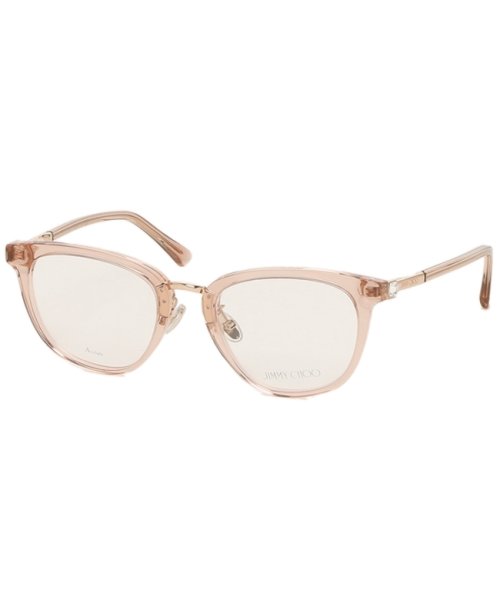 ジミーチュウ 眼鏡フレーム アイウェア レディース 52サイズ ピンク クリア アジアンフィット Jimmy Choo Jc2 F Fwm ウェリントン ジミーチュウ Jimmy Choo D Fashion