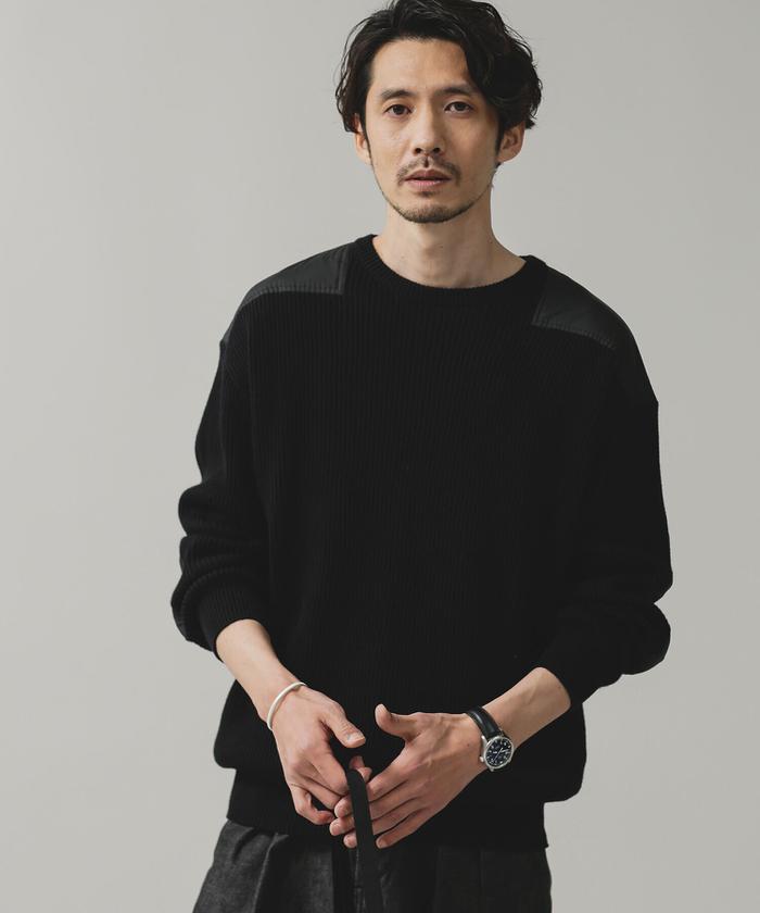 セール 40%OFF】ドロップショルダーコマンドニット(503728429 セール 40%OFF】ドロップショルダーコマンドニット(503728429