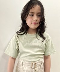 ikka kids/【キッズ】パールビジューロゴ前後差T(120〜160cm)/503829298