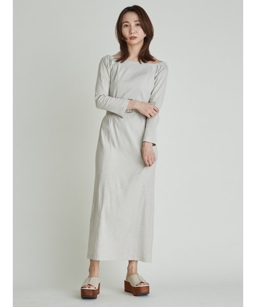 セール リネンタイトワンピース フレイ アイディー Fray I D D Fashion セール リネンタイトワンピース フレイ アイディー Fray I D D Fashion