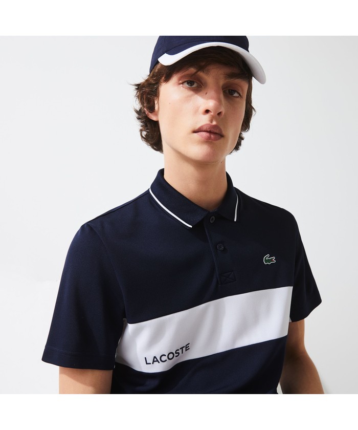 コルク様新品未開封　LACOSTE ボロシャツ(CLASSIC FIT) ラコステ LACOSTE アウトドアジップポケット半袖ポロシャツ