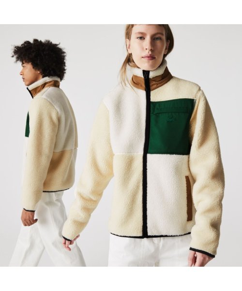 Lacoste L Veパネル配色フリースジャケット ラコステライブ メンズ Lacostelive Mens D Fashion Lacoste L Veパネル配色フリースジャケット ラコステライブ メンズ Lacostelive Mens D Fashion