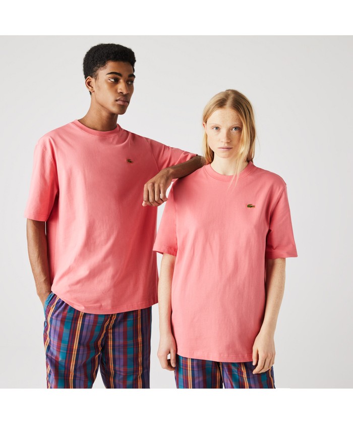 セール 30%OFF】ラコステ LACOSTE LACOSTE L!VEメタルバッジT