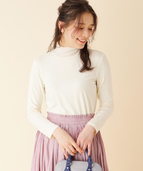 異素材ハイネックプルオーバー ローラアシュレイ Laura Ashley D Fashion