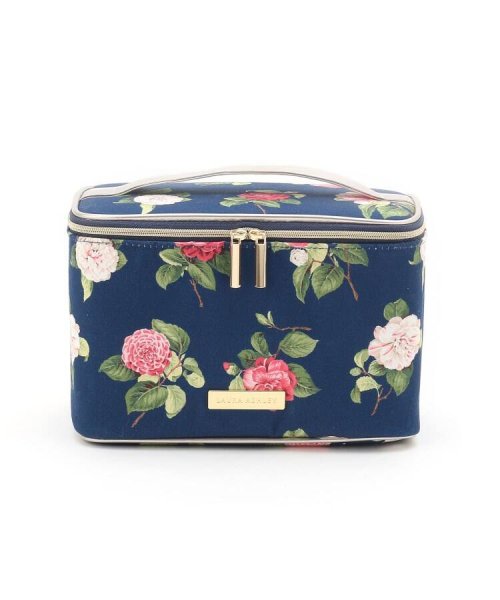 フローラルバニティポーチ ローラアシュレイ Laura Ashley D Fashion フローラルバニティポーチ ローラアシュレイ Laura Ashley D Fashion