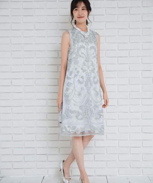 セール 60 Off テープ刺繍クルーネックワンピース アナイ Anayi D Fashion