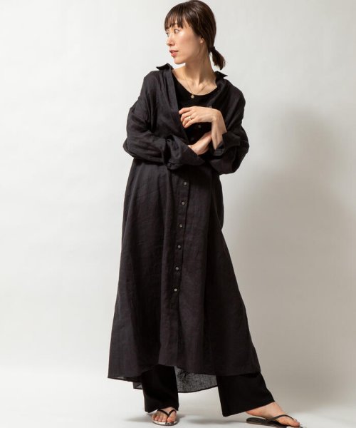 セール リネンシャツワンピース セカンドノーリーズ 2nd Nolley S D Fashion