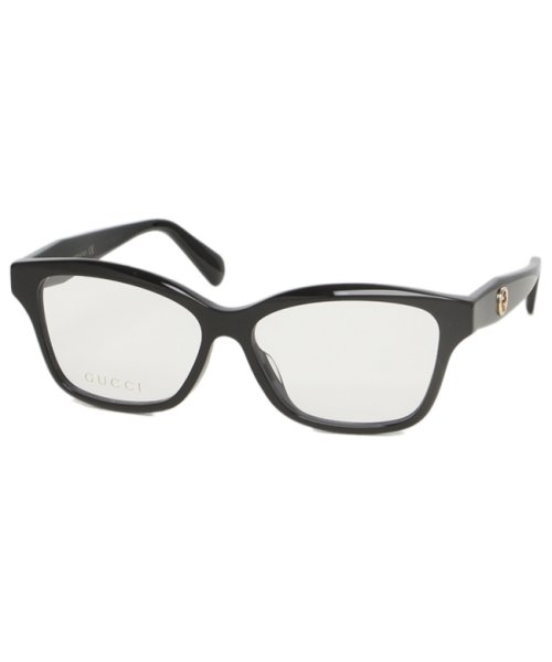 クーポン グッチ 眼鏡フレーム アイウェア レディース 54サイズ ブラック アジアンフィット Gucci Gg0801oa 001 ウェリントン グッチ Gucci D Fashion