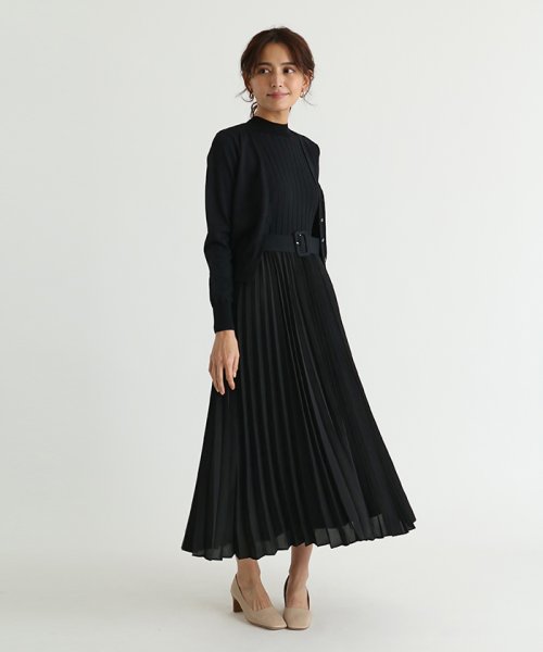 セール 50 Off Fennel フェンネル コンパクトカーディガン プリーツワンピースアンサンブル スコットクラブ Scotclub D Fashion セール 50 Off Fennel フェンネル コンパクトカーディガン プリーツワンピースアンサンブル スコットクラブ Scotclub D Fashion