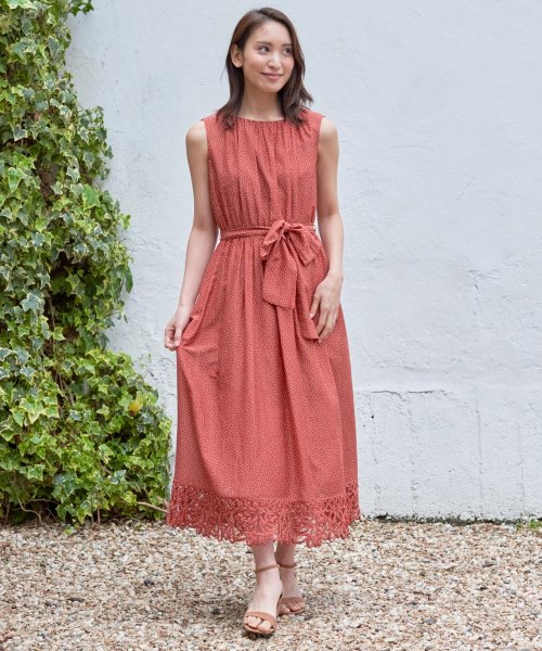 セール 50 Off ドットバテンレースワンピース アナイ Anayi D Fashion