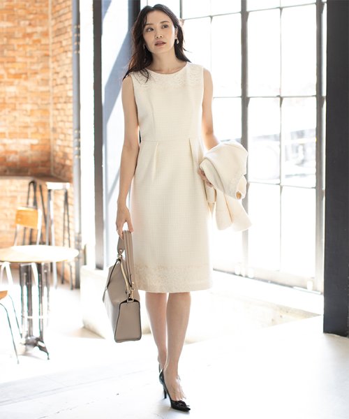 セール バスケットツイードレースワンピース アナイ Anayi D Fashion セール バスケットツイードレースワンピース アナイ Anayi D Fashion