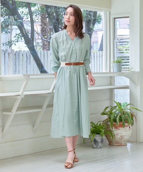 セール ソフトタイプライタースタンドワンピース アナイ Anayi D Fashion
