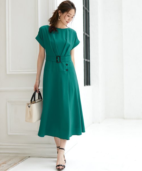 セール ドライポプリンフレアワンピース アナイ Anayi D Fashion セール ドライポプリンフレアワンピース アナイ Anayi D Fashion